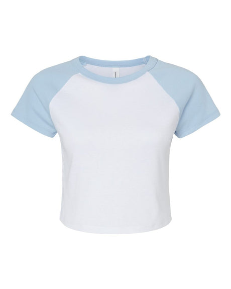 BELLA + CANVAS® Women's Micro Rib Raglan Short sleeve Tee
