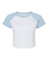 BELLA + CANVAS® Women's Micro Rib Raglan Short sleeve Tee