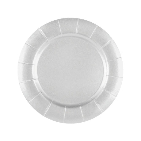 120 Pieces White Round Paper Charger Plates 13" Disposable Party Plates