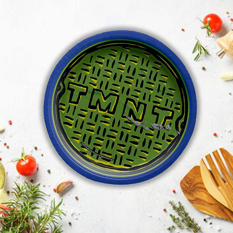 8 Count Teenage Mutant Ninja Turtles Mutant Mayhem Paper Dessert Plates 7 Inch