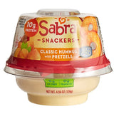 Sabra 4.56 oz. Classic Hummus with Rold Gold Pretzels - 12/Case