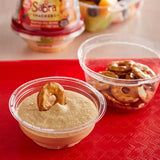Sabra 4.56 oz. Roasted Red Pepper Hummus with Rold Gold Pretzels - 12/Case