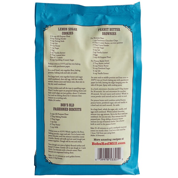 Bob's Red Mill Unbleached All-Purpose Flour 5 lb. - 8/Case