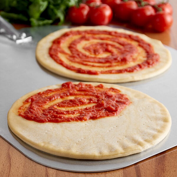 Rich's 10" Pre-Sheeted Proof and Bake Pizza Dough - 50/Case