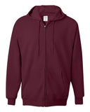 Unisex Ultimate Cotton Full-Zip Hooded Sweatshirt