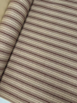 Wool Cotton Striped Fabric