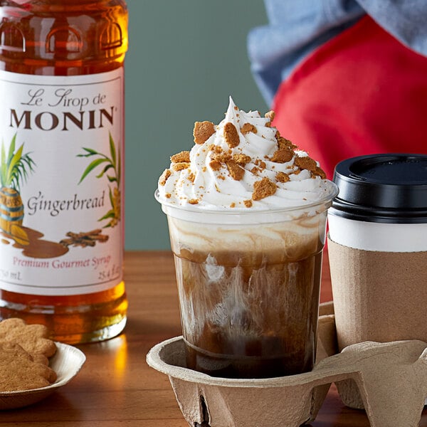 Monin Premium Gingerbread Flavoring Syrup 750 mL