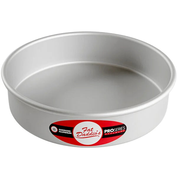 Fat Daddios Pro Series Bakeware Anodized Aluminum Round Cake Pan 8 x 2"