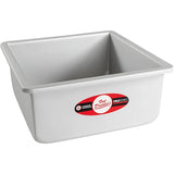 Fat Daddio's Square Aluminum Pans, 14/16-Gauge Hard Anodized Aluminum, Galvanized Steel, Choose from 30 Sizes