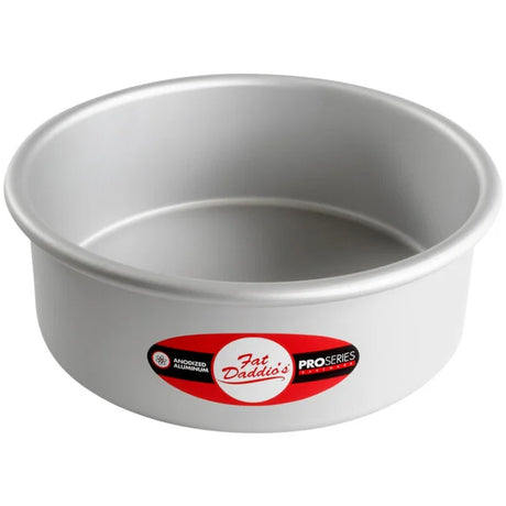 Fat Daddio's Round Aluminum Pans, 16-Gauge Hard Anodized Aluminum, Galvanized Steel 2" high and up to 18" Diameter