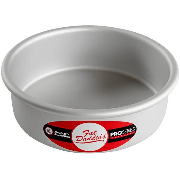 Fat Daddios Pro Series Bakeware Anodized Aluminum Round Cake Pan 6 x 2