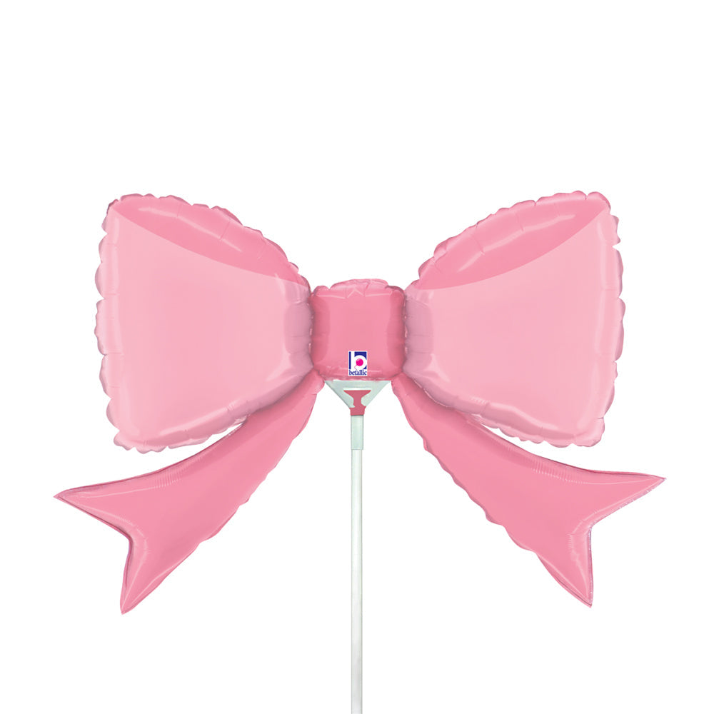 Foil Balloon Pretty Pink Bow Mini Shape
