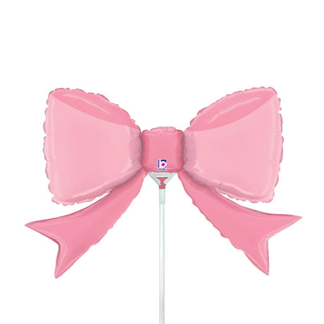 Foil Balloon Pretty Pink Bow Mini Shape