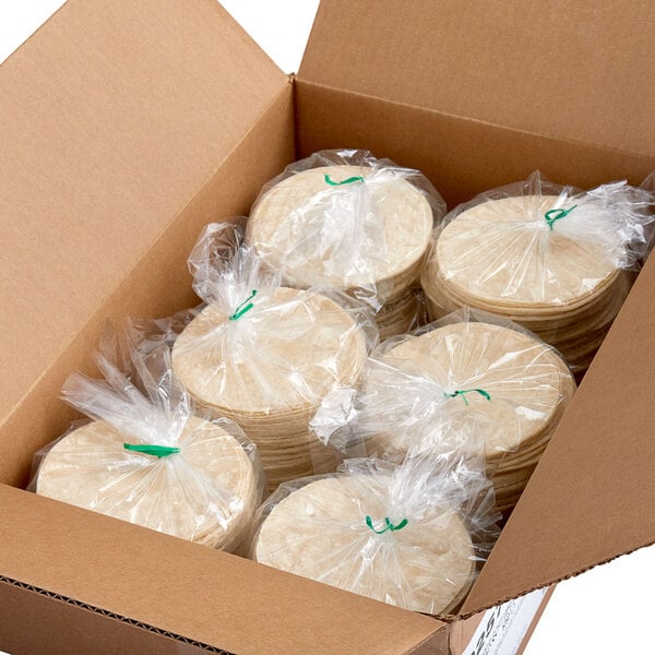 Mission 5 1/2" Super Soft White Corn Tortillas - 360/Case