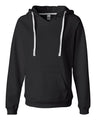 Women's Sueded V-Neck Hooded Sweatshirt