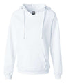 J. America Women's Sueded V-Neck Hooded Sweatshirt
