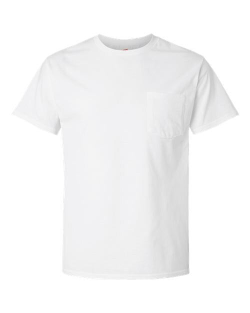 Hanes® Essential T Pocket Crew Neck Short Sleeve T-Shirt