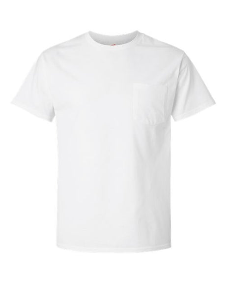 Hanes® Essential T Pocket Crew Neck Short Sleeve T-Shirt