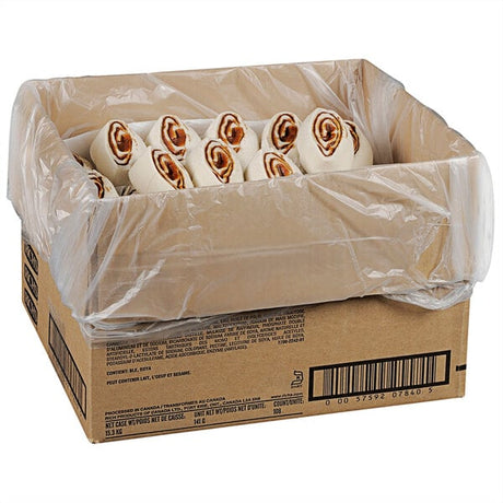 Rich's Traditional Proof & Bake Cinnamon Roll Dough 2.25 oz. - 120/Case
