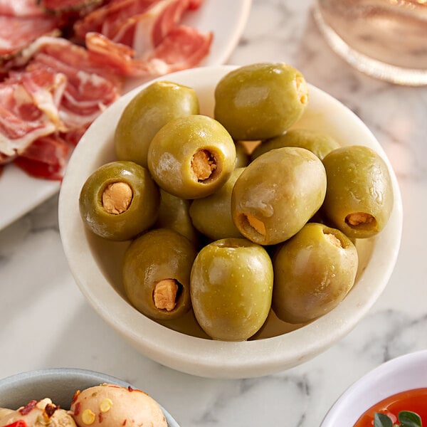 Belosa Cheddar Cheese Stuffed Queen Olives 12 oz. (7.5 oz. Dr. Wt.)