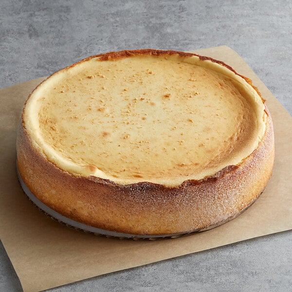 Pellman Plain New York-Style Cheesecake 60 oz. - 6/Case