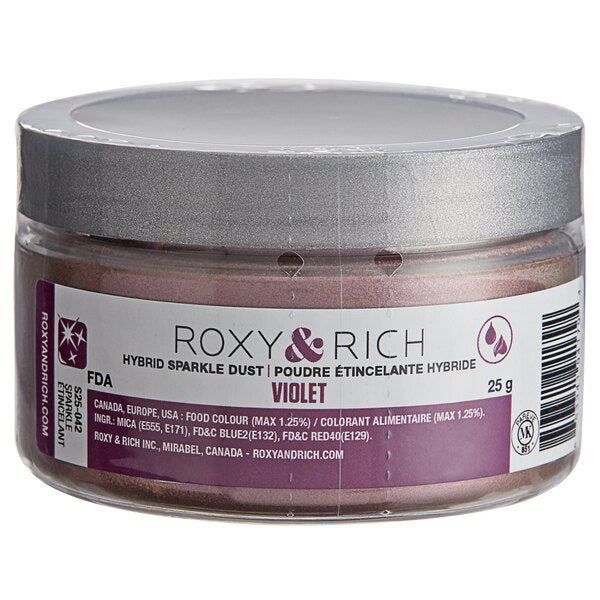 Roxy & Rich 25 Gram Violet Sparkle Dust
