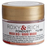 Roxy & Rich 4 Gram Brick Red Fondust Hybrid Food Color