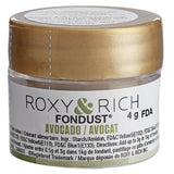 Roxy & Rich 4 Gram Avocado Fondust Hybrid Food Color