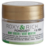 Roxy & Rich 4 Gram Mint Green Fondust Hybrid Food Color