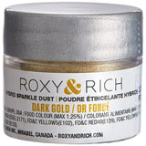 Roxy & Rich 2.5 Gram Dark Gold Sparkle Dust