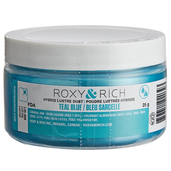 Roxy & Rich 25 Gram Teal Blue Lustre Dust