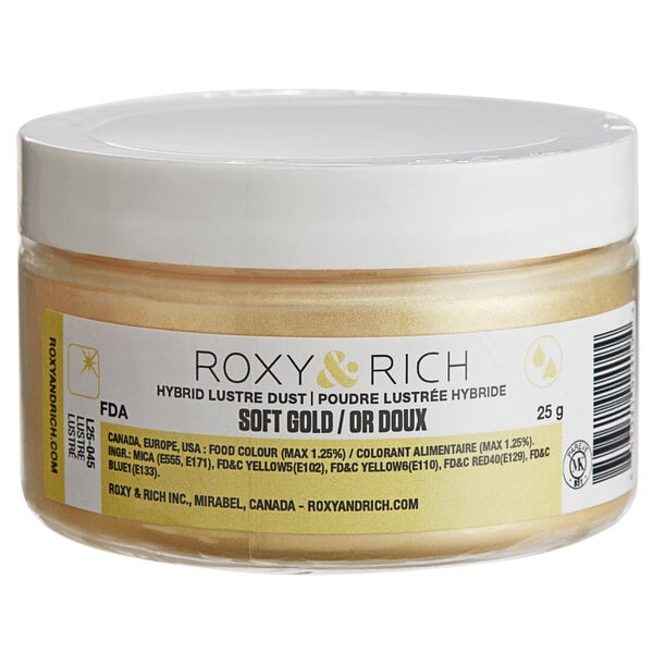 Roxy & Rich 25 Gram Soft Gold Lustre Dust