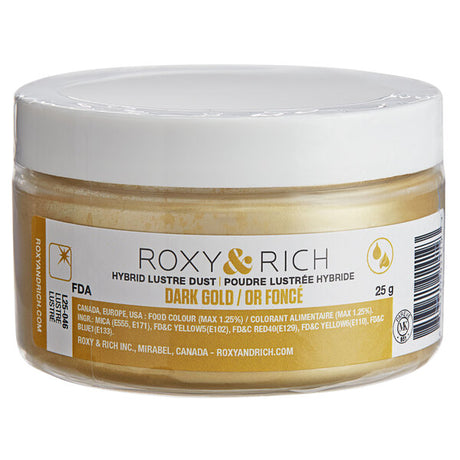 Roxy & Rich 25 Gram Dark Gold Lustre Dust