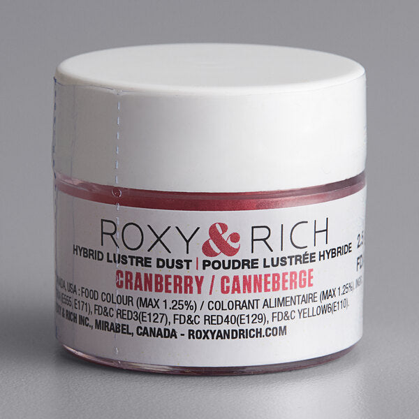 Roxy & Rich 2.5 Gram Cranberry Lustre Dust