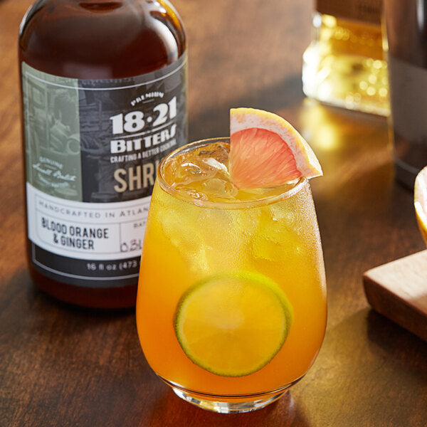 18.21 Bitters 16 fl. oz. Blood Orange & Ginger Shrub