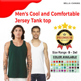 BELLA + CANVAS® Men's Cool and Comfortable Crewneck Sleeveless Jersey Tank top