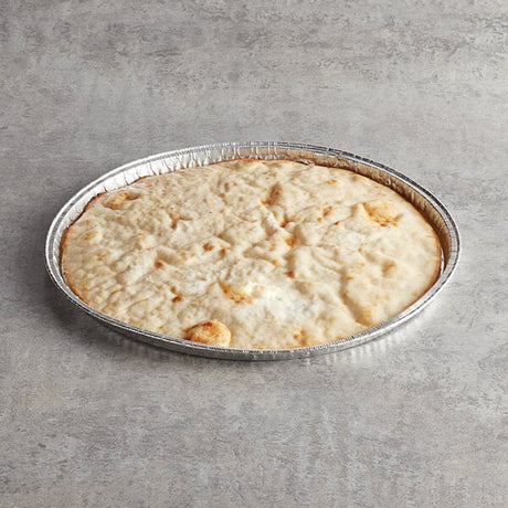Venice Bakery 12" Gluten-Free Vegan Plain Pizza Crust on a Tin Pan - 20/Case