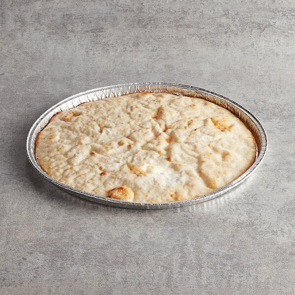 Venice Bakery 12" Gluten-Free Vegan Plain Pizza Crust on a Tin Pan - 20/Case