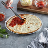 Venice Bakery 12" Gluten-Free Vegan Plain Pizza Crust on a Tin Pan - 20/Case