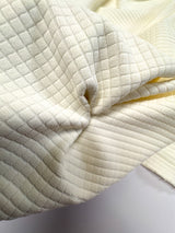 Polyamide Elastane Knitted Check Beige White