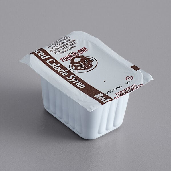 Sugar-Free Pancake Syrup 1 oz. Portion Cups - 100/Case