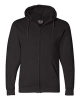 Bayside Unisex USA-Made Full-Zip Hooded Sweatshirt