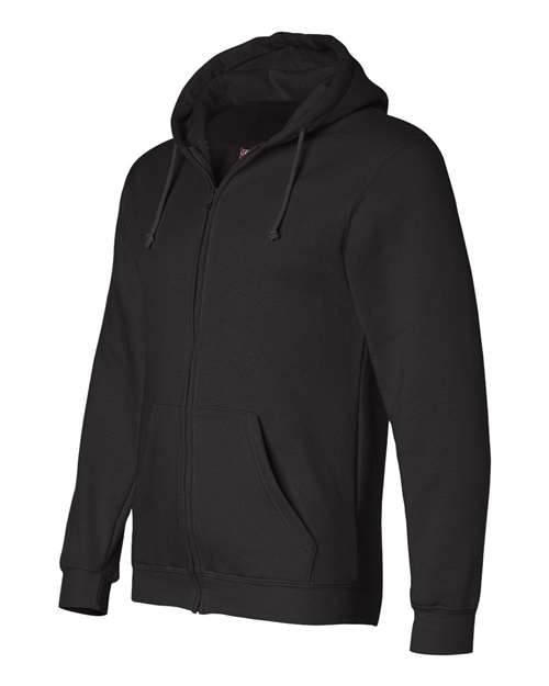 USA-Made Full-Zip Hooded Sweatshirt