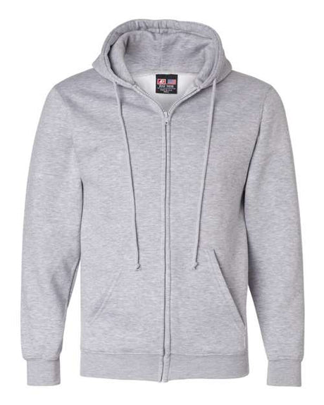 Bayside Unisex USA-Made Full-Zip Hooded Sweatshirt