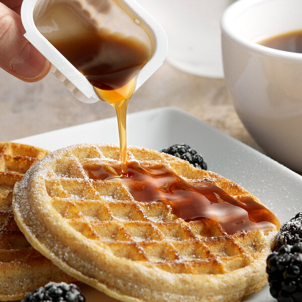 Sugar-Free Pancake Syrup 1 oz. Portion Cups - 100/Case