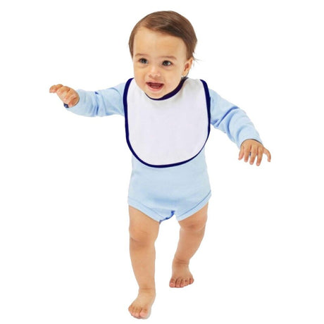 RADYAN® Infant Cotton Jersey Bib with Trim
