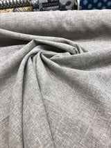 Sabra Stone Polyester Cotton Sheer Fabric - Stone Linen Look, 55" Width (1 Yard)