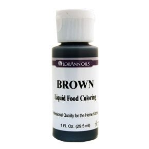 Brown Liquid Food Coloring - 1 Ounce