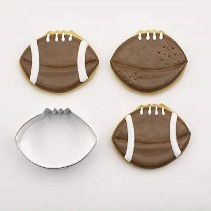 Ann Clark Football with laces Cookie Cutter 3 1/2"