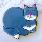 Ann Clark Cat Sleepy Sweet Loaf Cookie Cutter, 3.75"